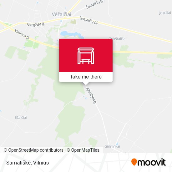 Карта Samališkė
