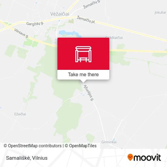 Карта Samališkė