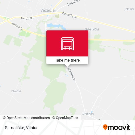 Карта Samališkė