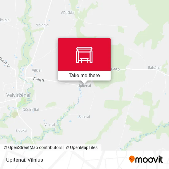 Upitėnai map