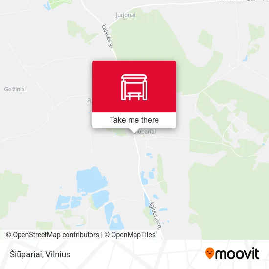 Карта Šiūpariai