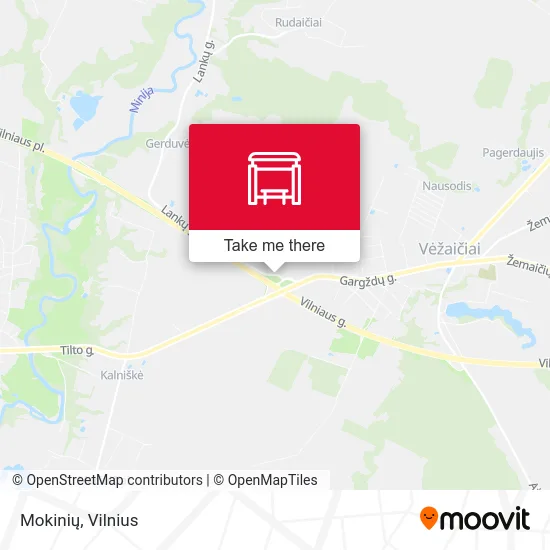 Карта Mokinių