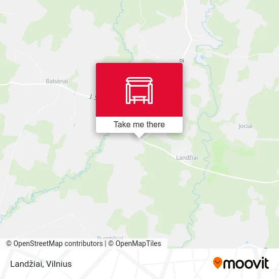 Карта Landžiai