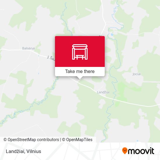 Карта Landžiai