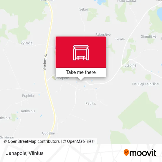 Janapolė map