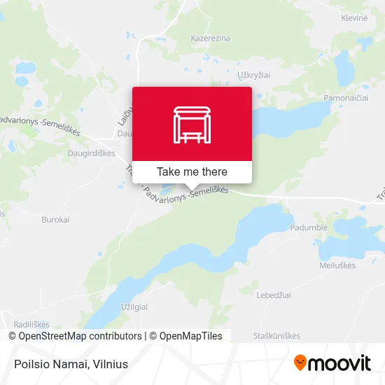Poilsio Namai map