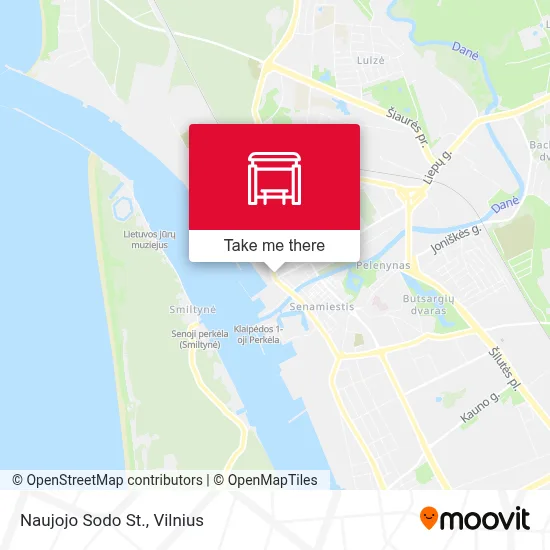 Naujojo Sodo St. map