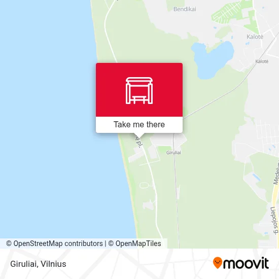 Giruliai map