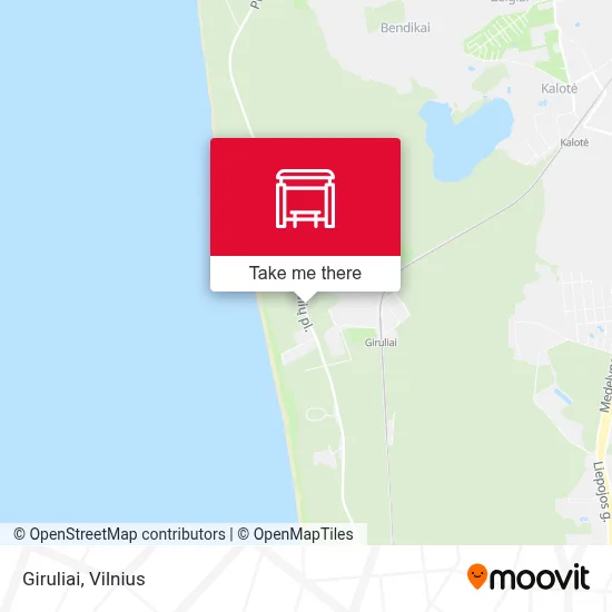 Giruliai map