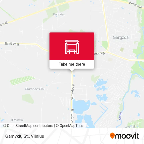 Gamyklų St. map
