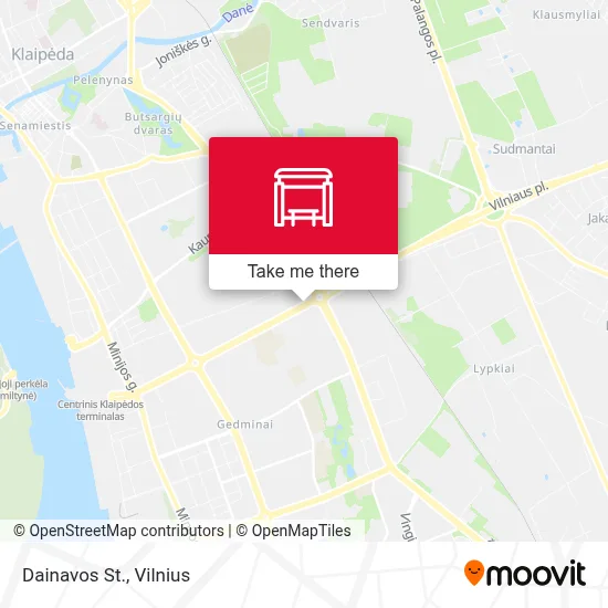 Dainavos St. map