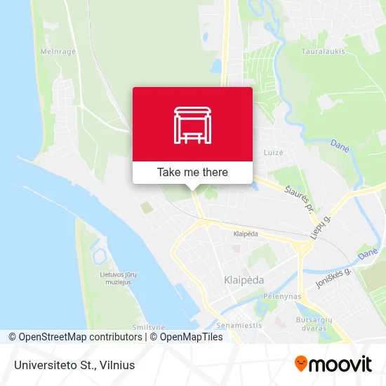 Universiteto St. map