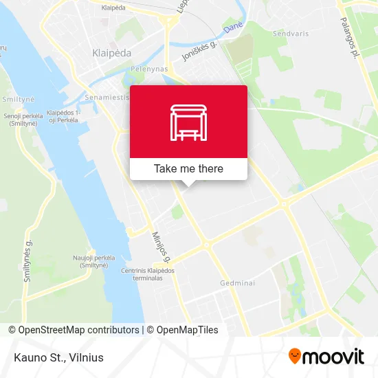 Kauno St. map