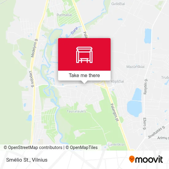 Smėlio St. map