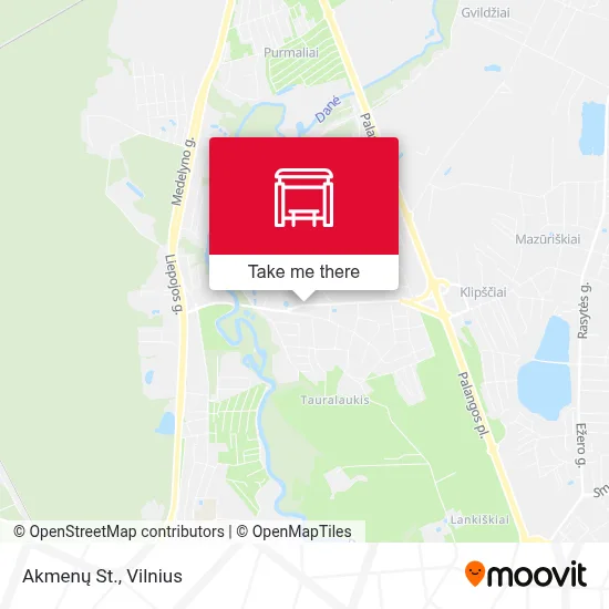Akmenų St. map