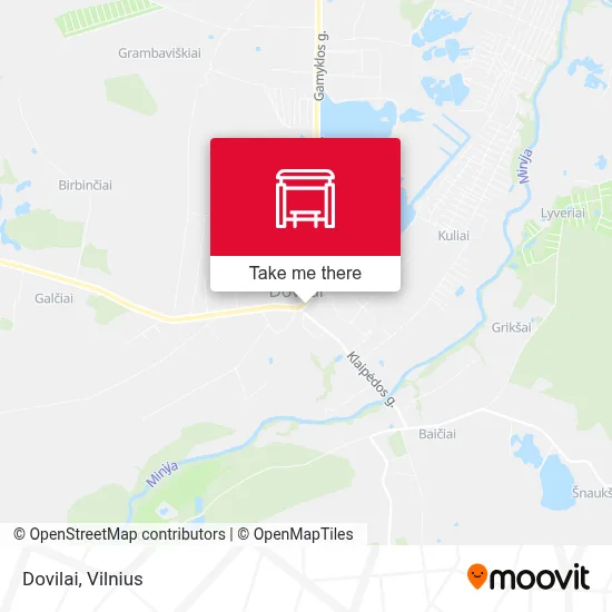 Dovilai map