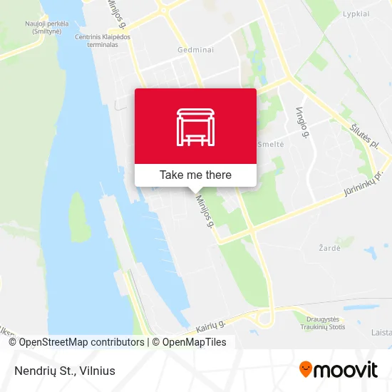 Nendrių St. map