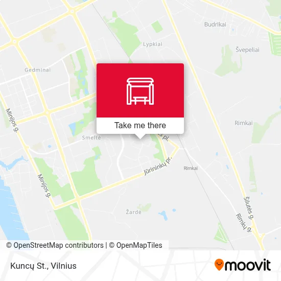 Kuncų St. map