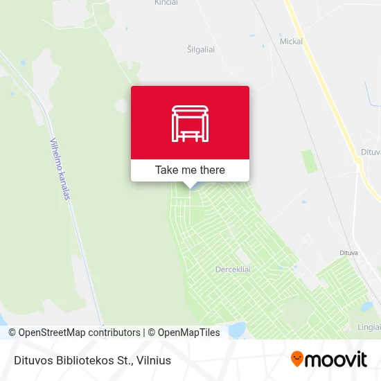 Dituvos Bibliotekos St. map