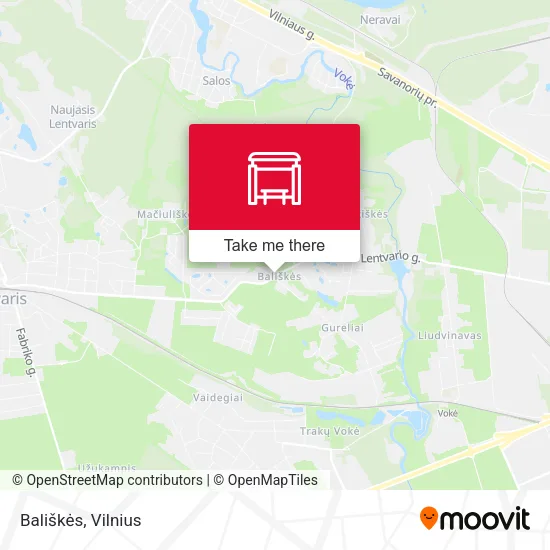 Карта Bališkės