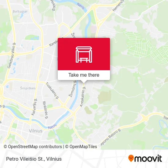 Карта Petro Vileišio St.