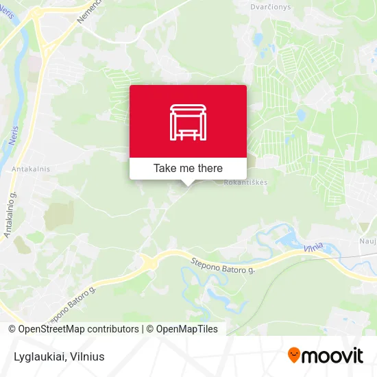 Карта Lyglaukiai