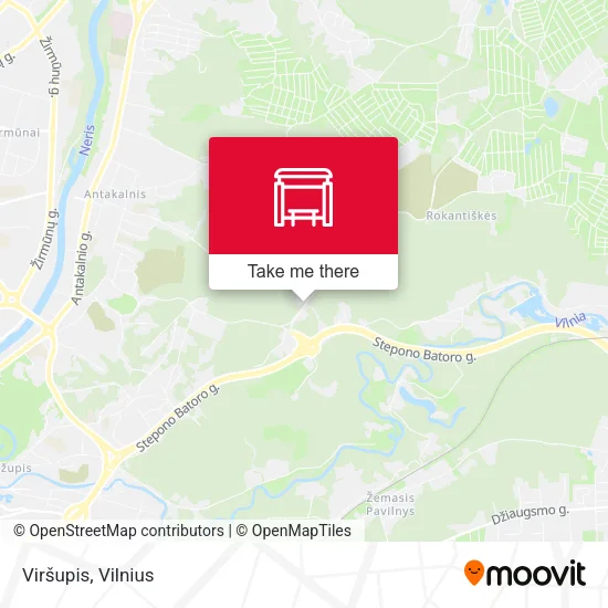 Карта Viršupis