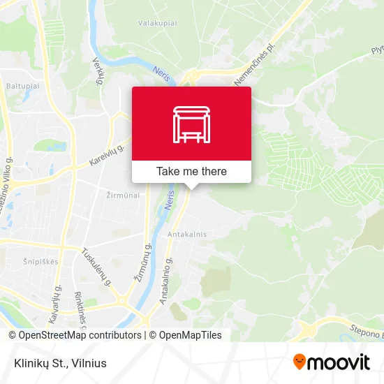 Klinikų St. map