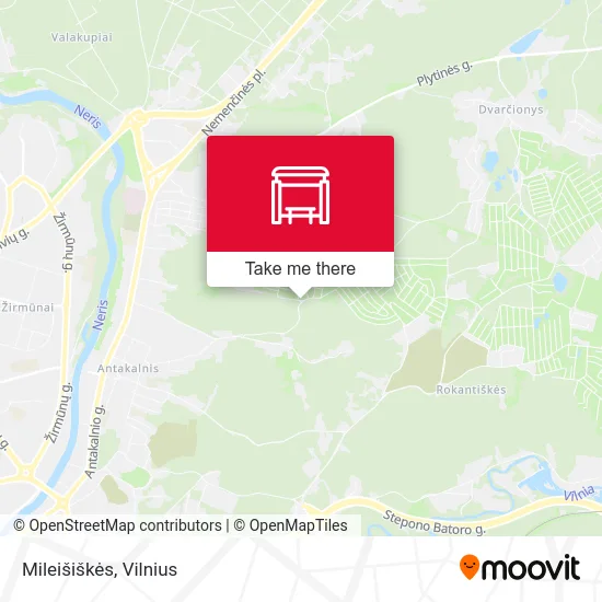 Карта Mileišiškės