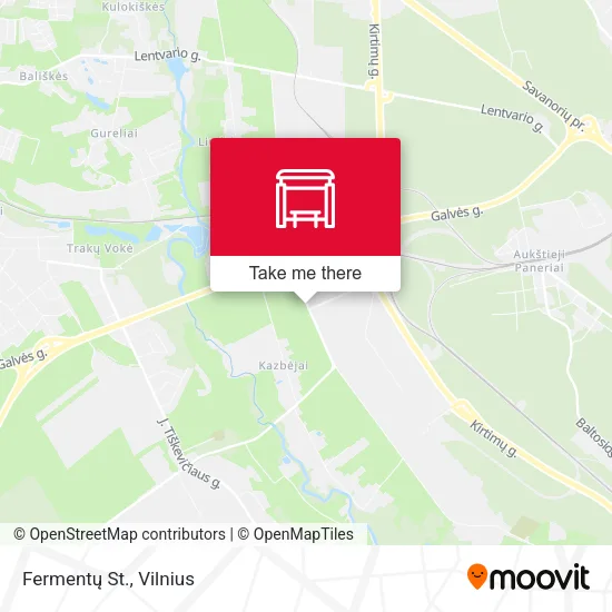 Fermentų St. map