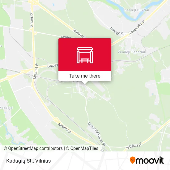 Карта Kadugių St.