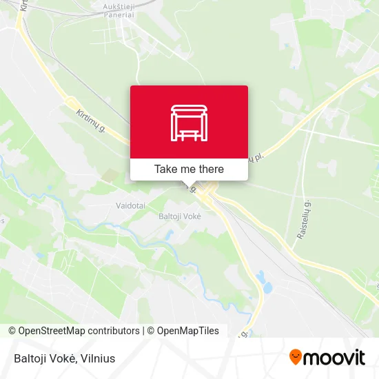 Карта Baltoji Vokė