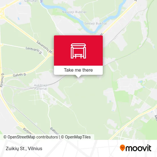 Карта Zuikių St.