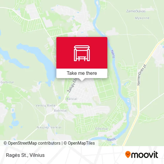 Карта Ragės St.