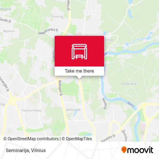 Карта Seminarija