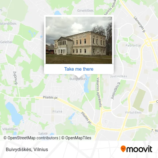 Карта Buivydiškės