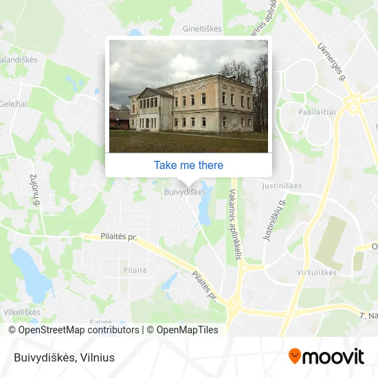 Карта Buivydiškės
