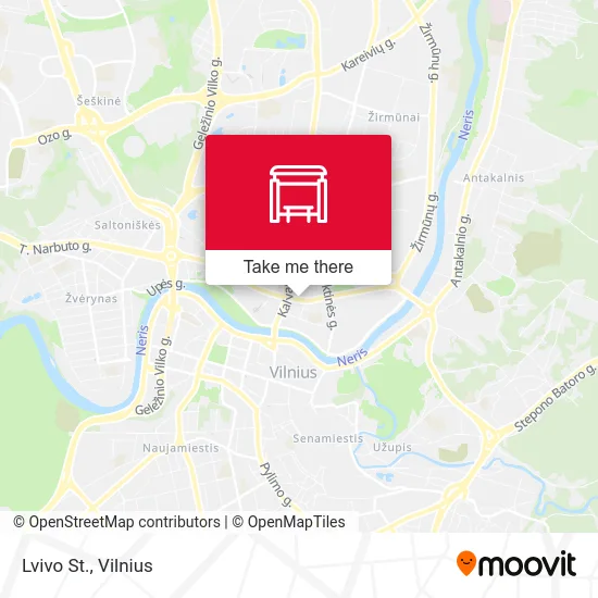 Карта Lvivo St.