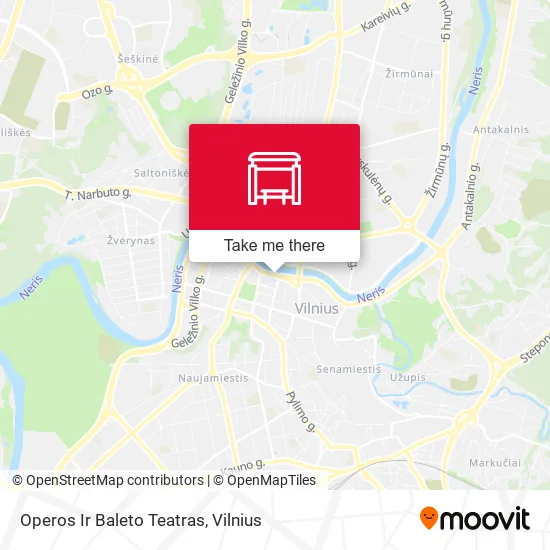 Operos Ir Baleto Teatras map