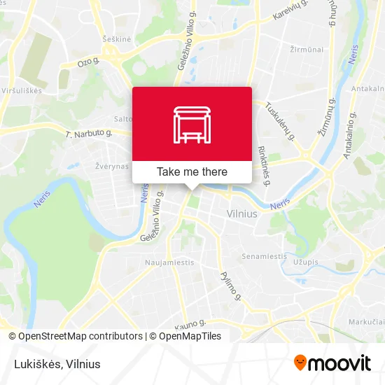 Карта Lukiškės