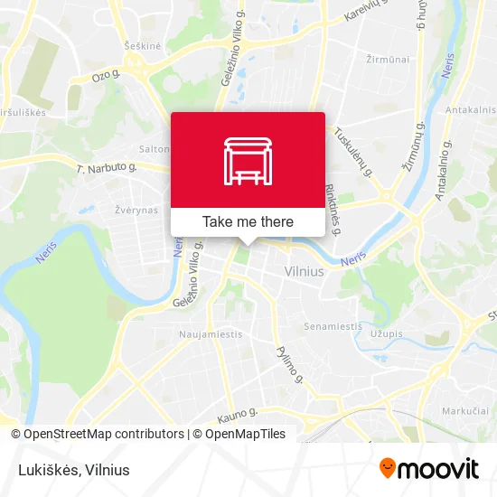 Карта Lukiškės