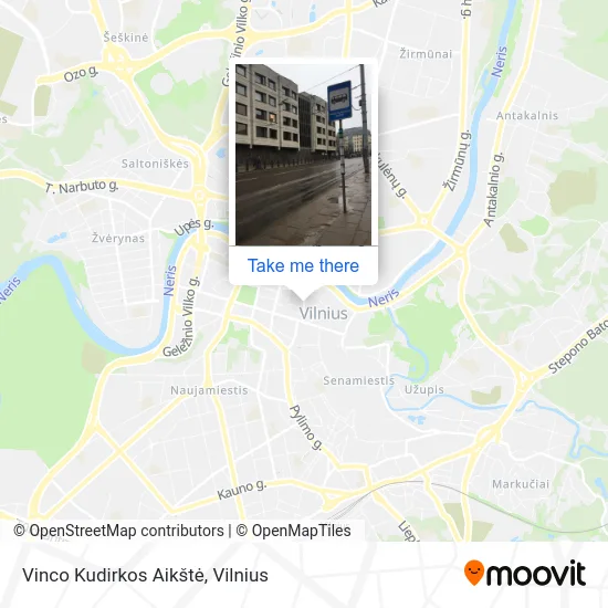 Vinco Kudirkos Aikštė map