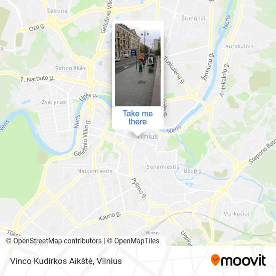 Vinco Kudirkos Aikštė map