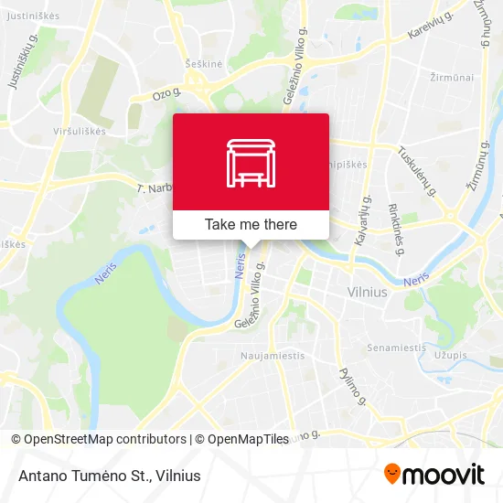 Карта Antano Tumėno St.
