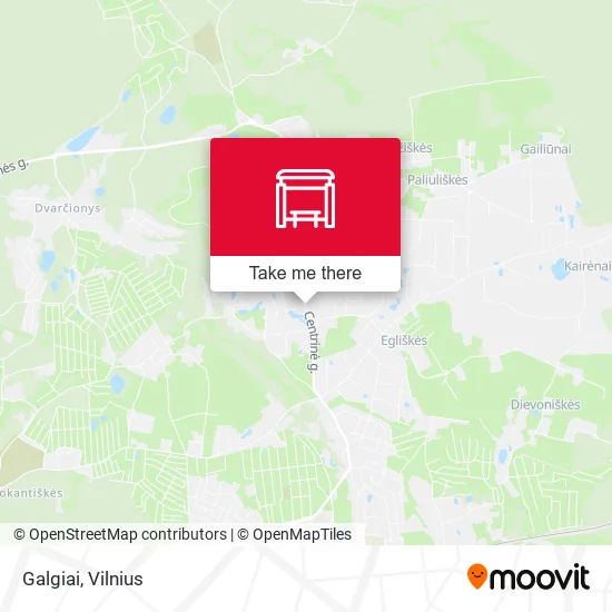 Карта Galgiai