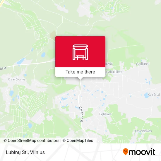 Карта Lubinų St.