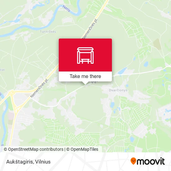 Карта Aukštagiris