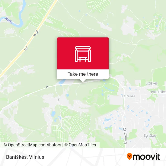 Карта Baniškės