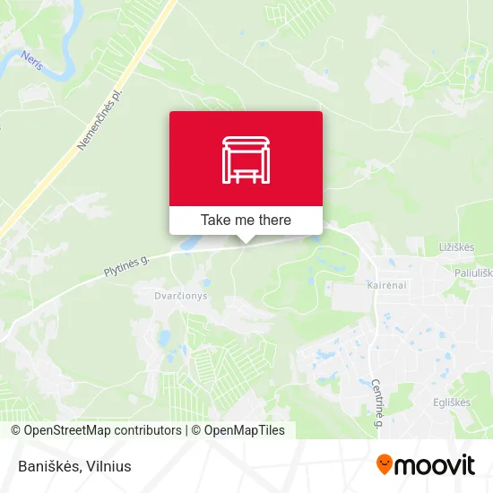 Карта Baniškės