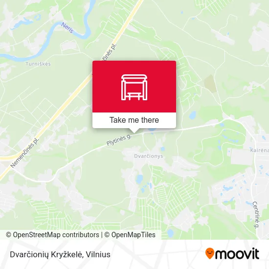 Dvarčionių Kryžkelė map